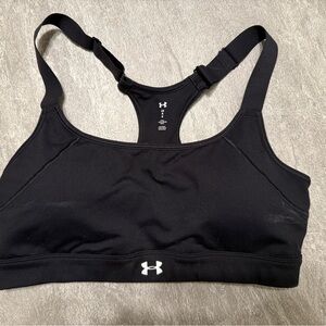 Under Armour Black padded Sports Bra Size Large